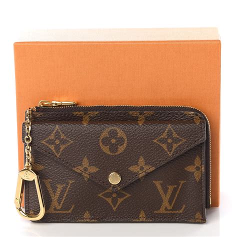 louis vuitton zipped card holder|Louis Vuitton card holder recto verso.